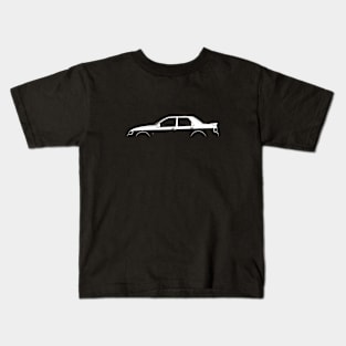 Ford Sierra Sapphire RS Cosworth Silhouette Kids T-Shirt